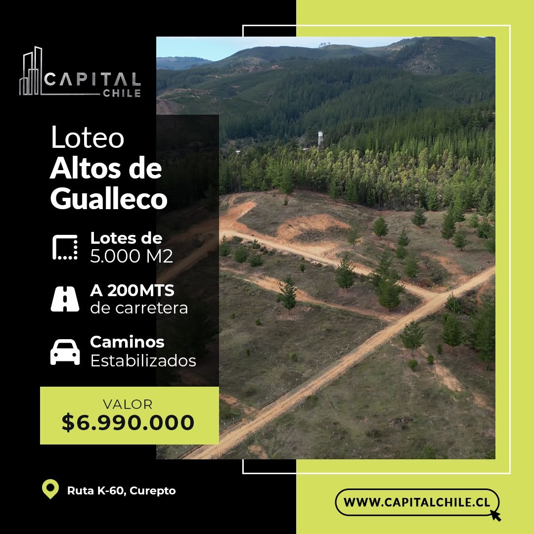 Terreno en venta en Curepto — foto 1