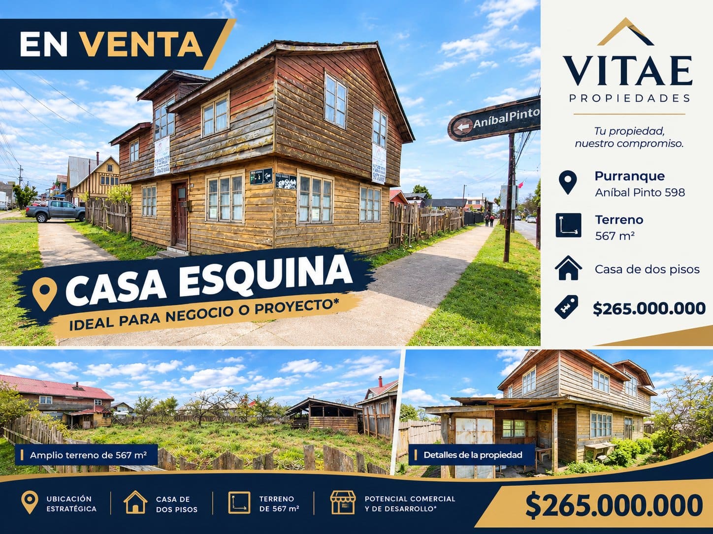 Casa en venta en Purranque — foto 1