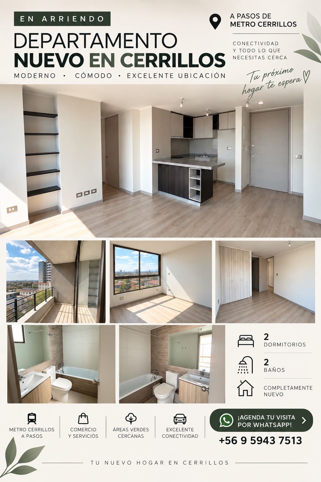 Departamento en arriendo en Cerrillos — foto 10