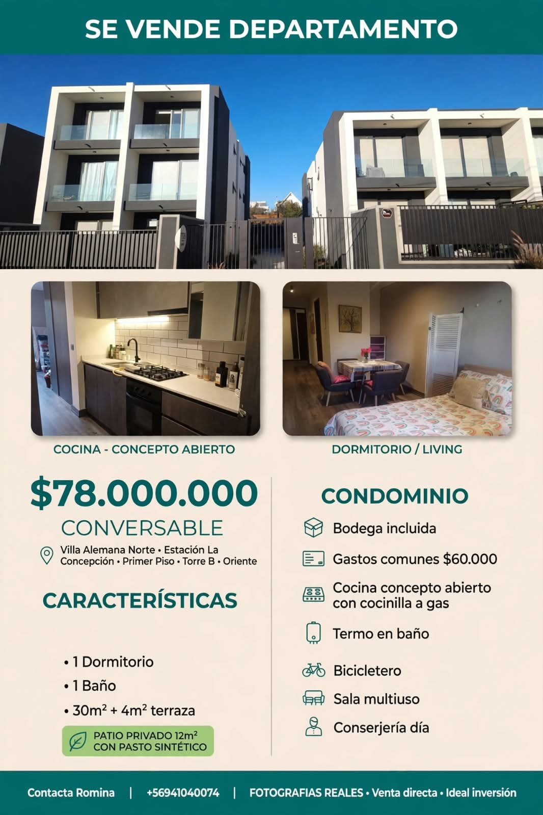 Departamento en venta en Villa Alemana — foto 1