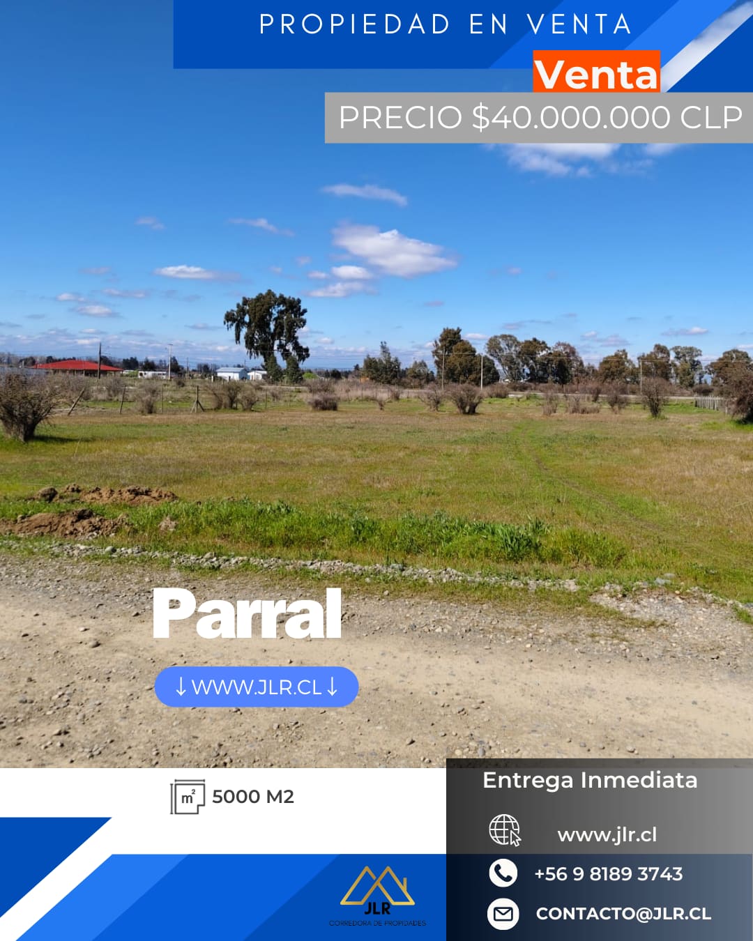 Parcela en venta en Parral — foto 1