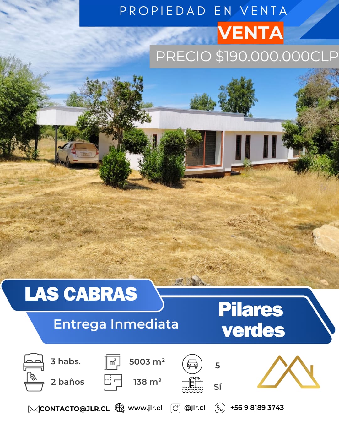 Parcela en venta en Las Cabras — foto 1