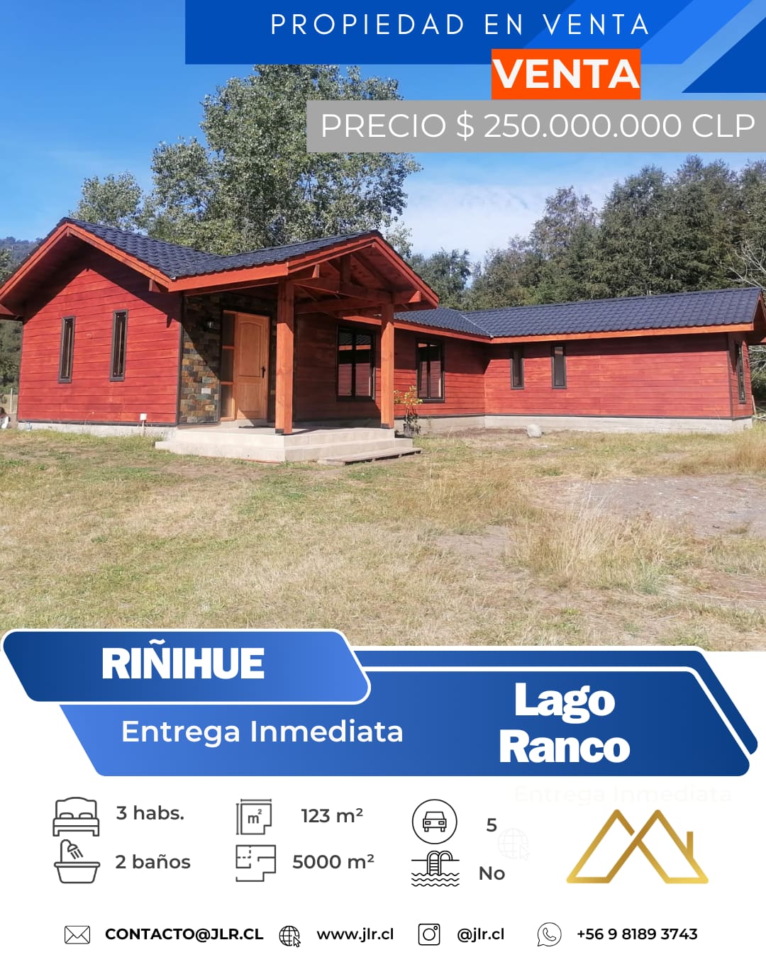 Casa en venta en Lago Ranco — foto 1