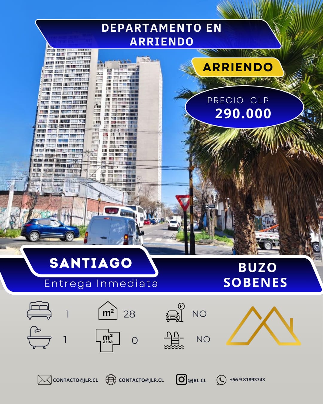Departamento en arriendo en Estación Central — foto 1