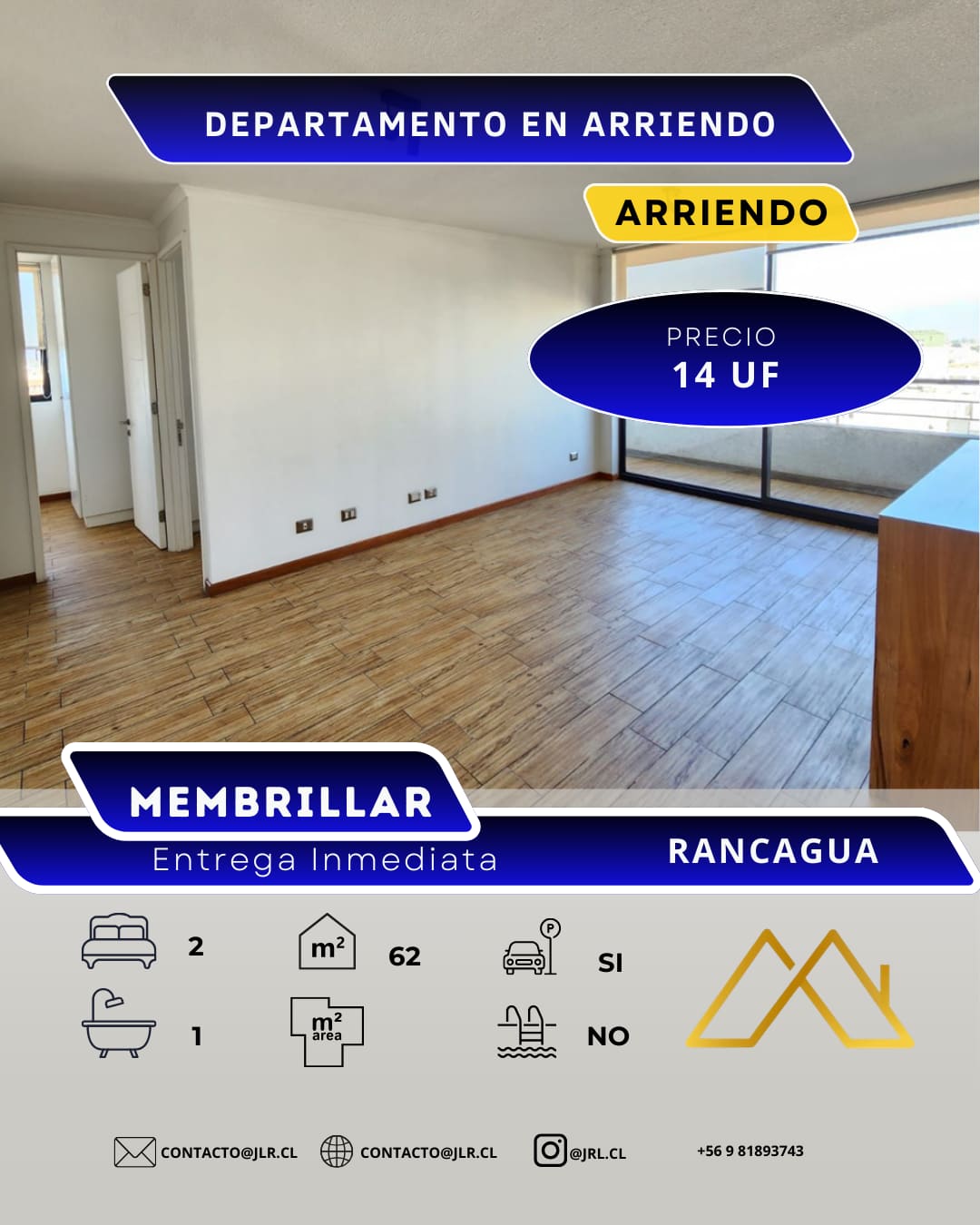 Departamento en arriendo en Rancagua — foto 1
