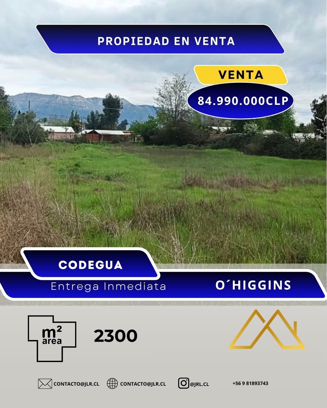 Parcela en venta en Codegua — foto 1