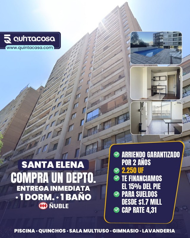 Departamento en venta en Santiago — foto 3