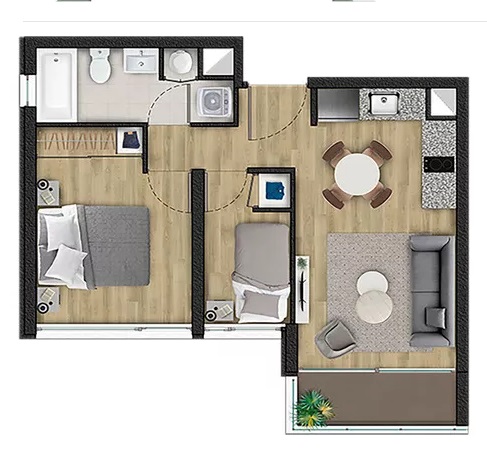 Departamento en arriendo en Temuco — foto 1