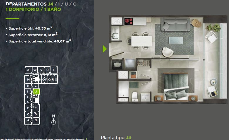 Departamento en venta en Providencia — foto 4