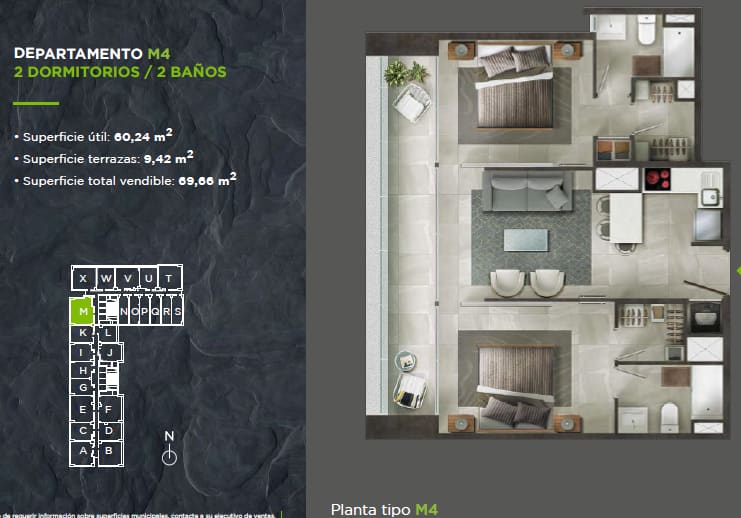 Departamento en venta en Providencia — foto 9