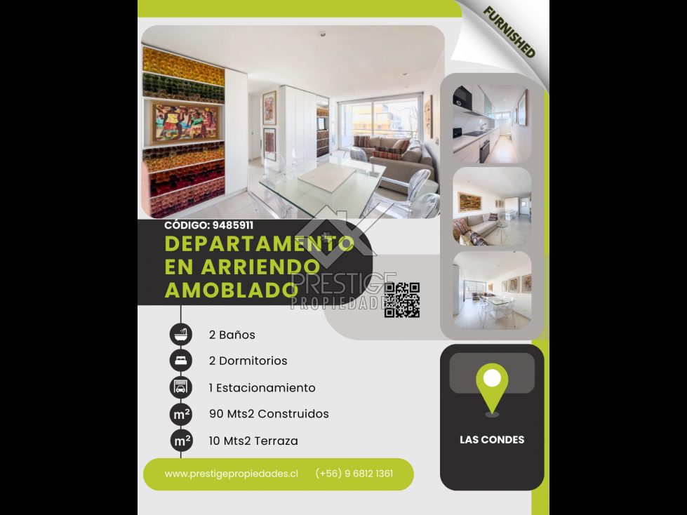 Departamento en arriendo en Las Condes — foto 1