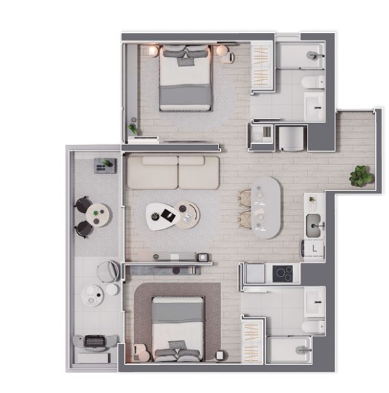 Departamento en venta en Huechuraba — foto 2