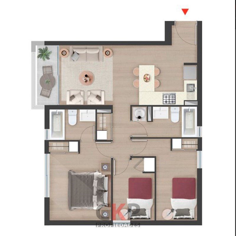 Departamento en venta en Santiago — foto 2
