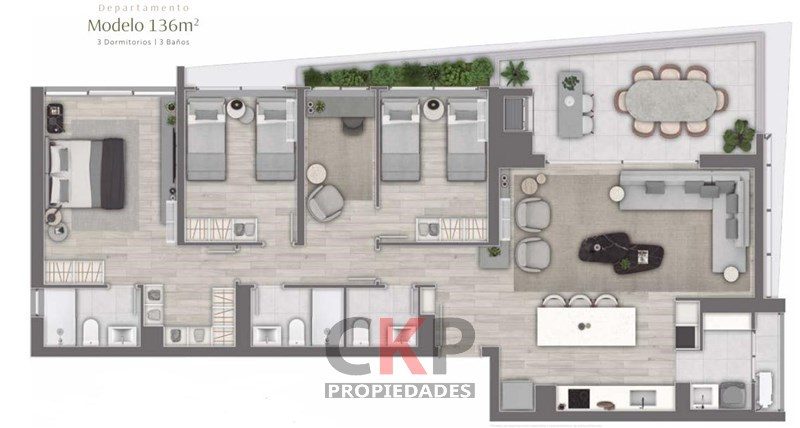 Departamento en venta en Huechuraba — foto 2
