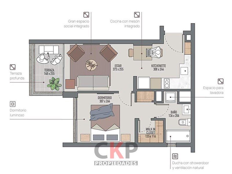 Departamento en venta en Ñuñoa — foto 3