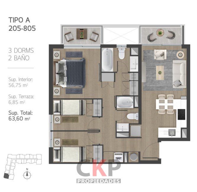 Departamento en venta en La Florida — foto 2