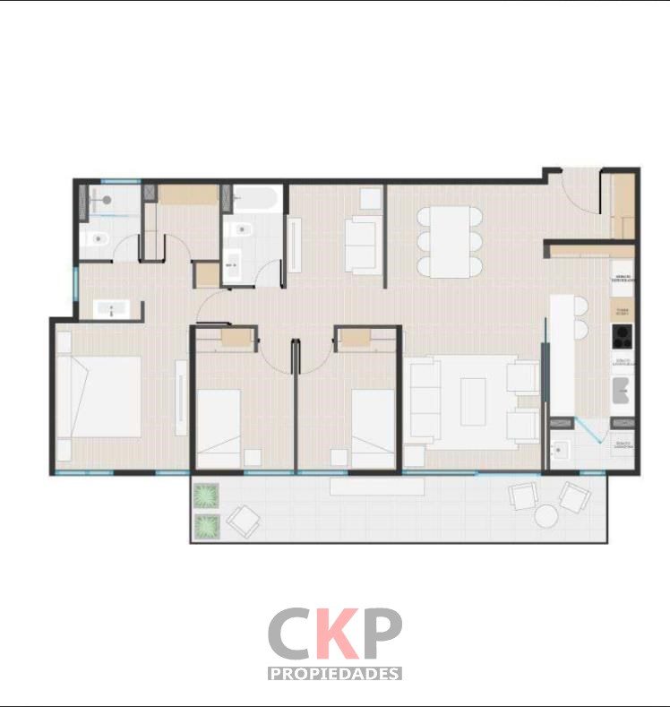 Departamento en venta en Providencia — foto 3