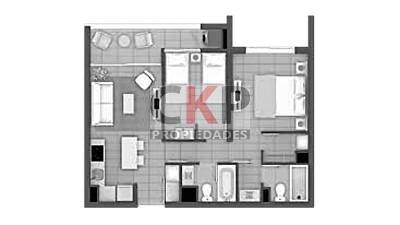 Departamento en venta en Santiago — foto 2