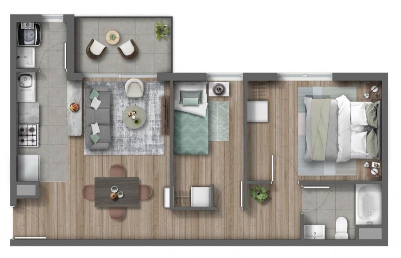 Departamento en arriendo en Pitrufquén — foto 2