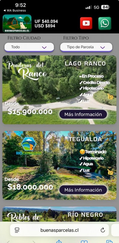 Parcela en venta en Villarrica — foto 2