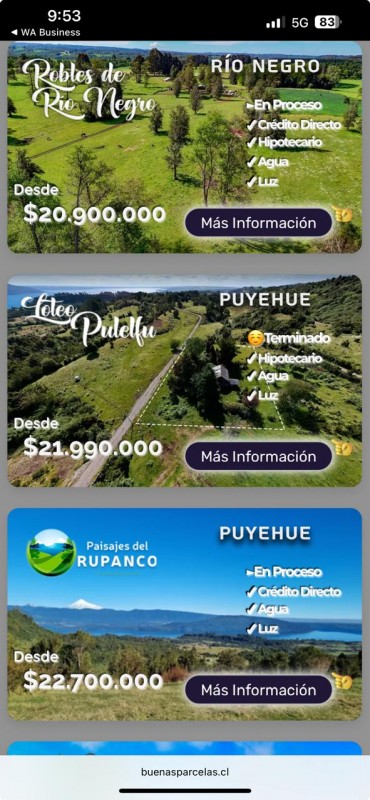 Parcela en venta en Villarrica — foto 3