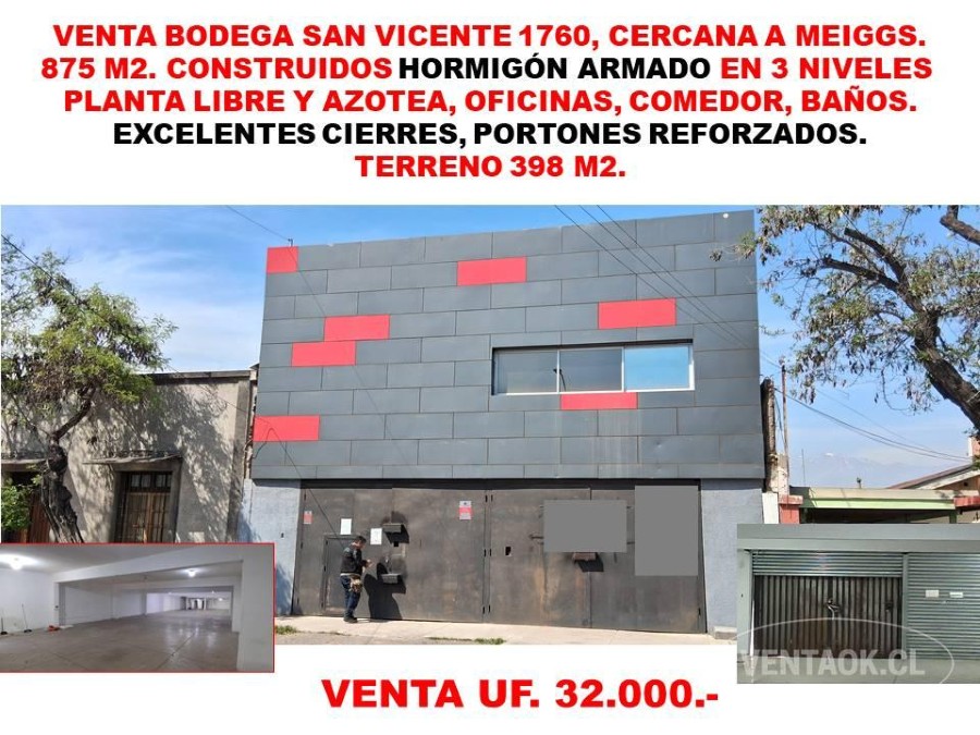 Bodega en venta en Santiago — foto 1