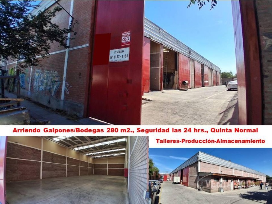 Bodega en arriendo en Quinta Normal — foto 1