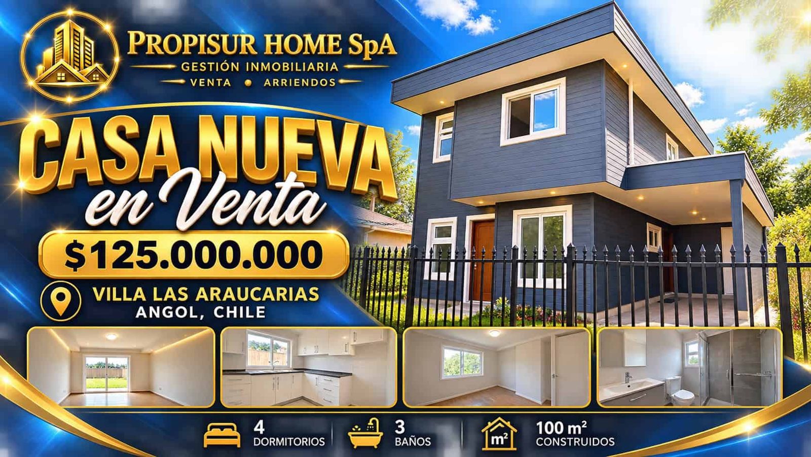 Casa en venta en Angol — foto 1