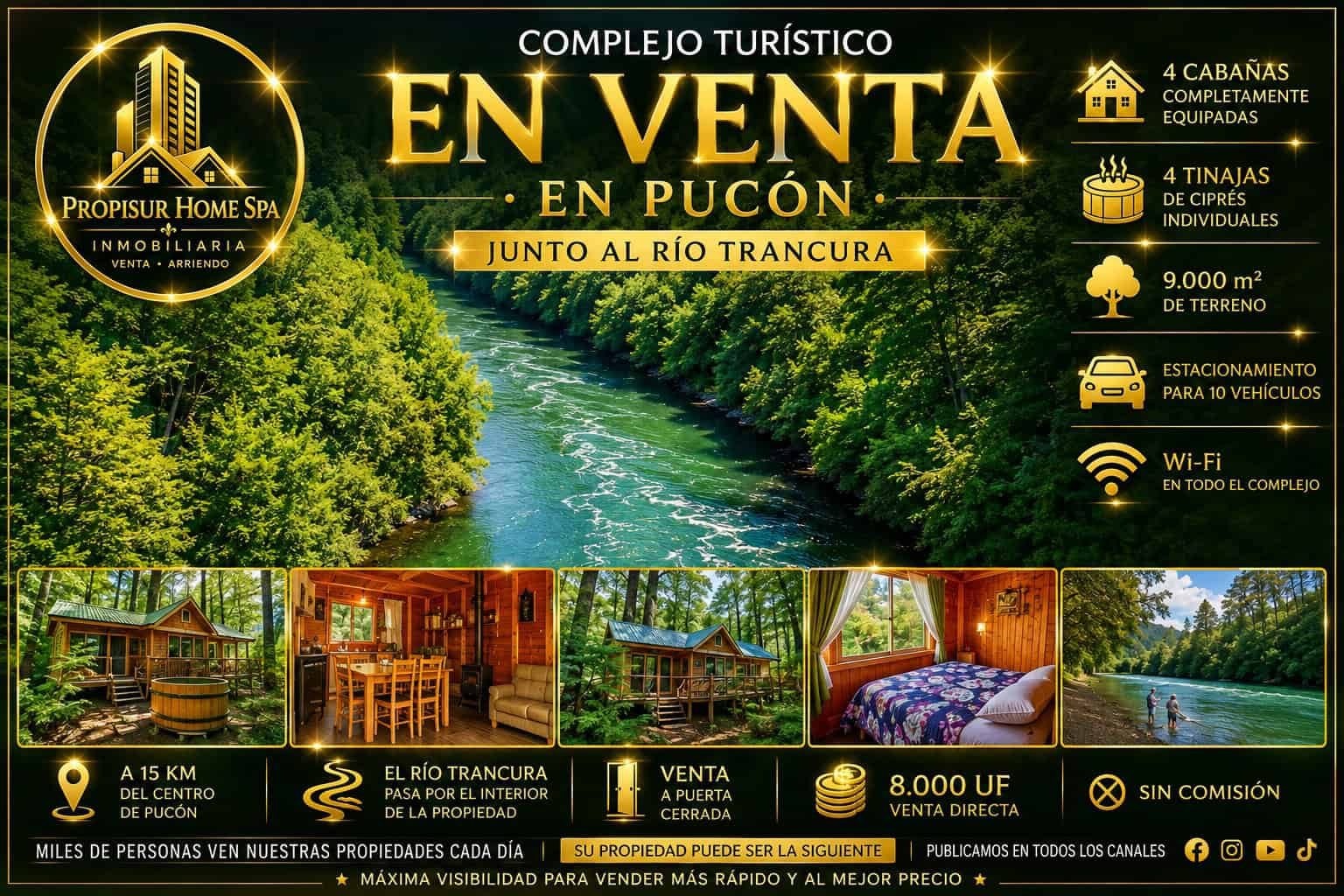 Casa en venta en Pucón — foto 1