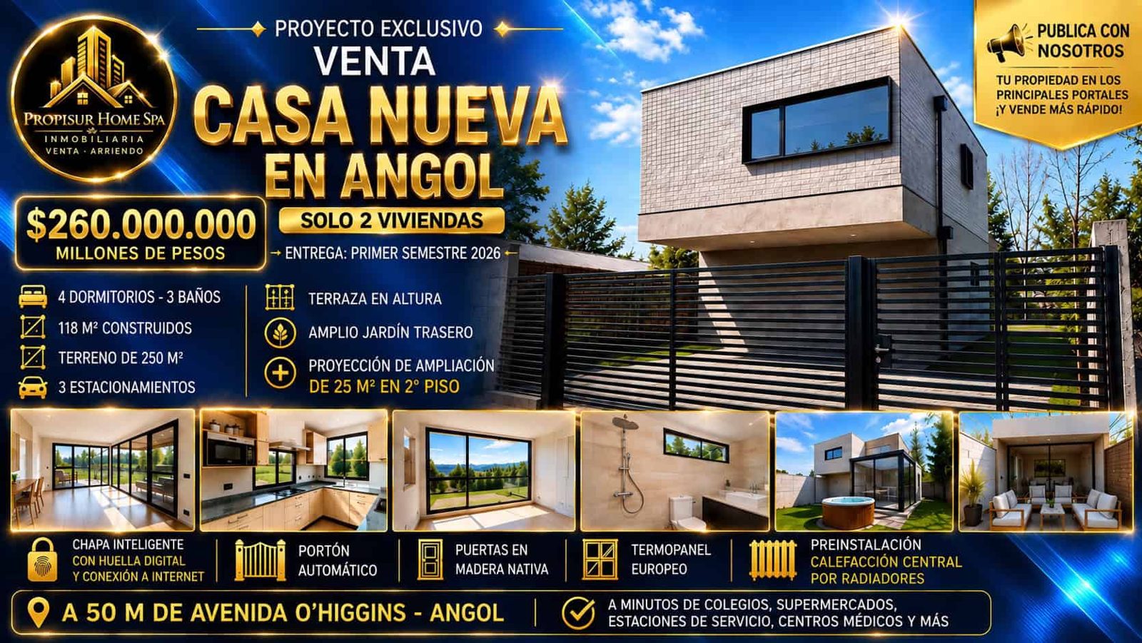 Casa en venta en Angol — foto 1