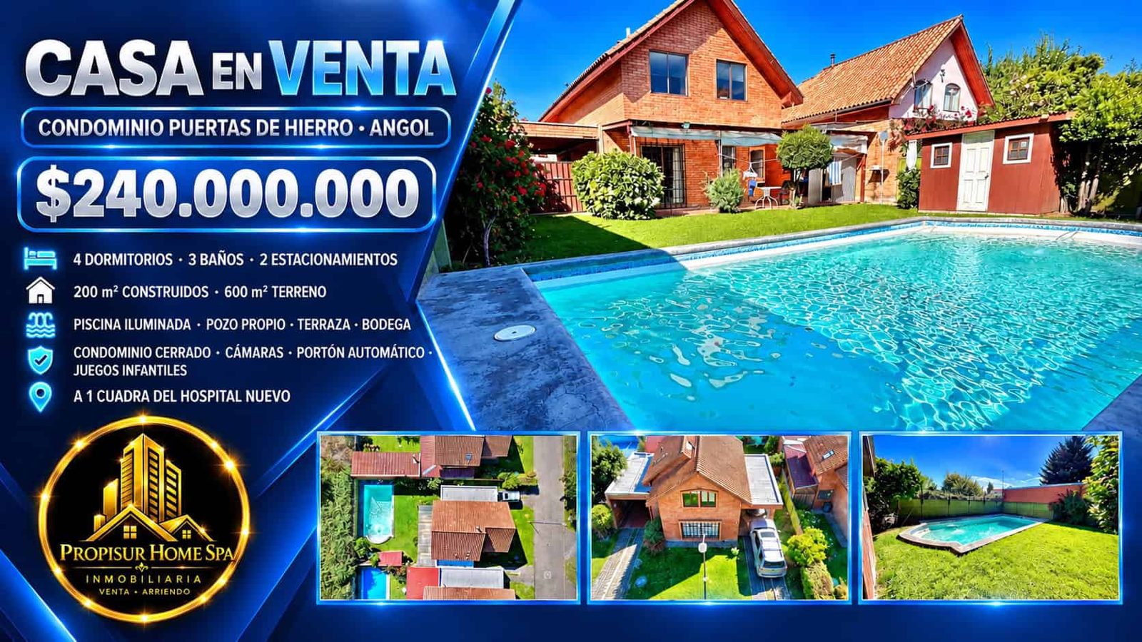 Casa en venta en Angol — foto 1