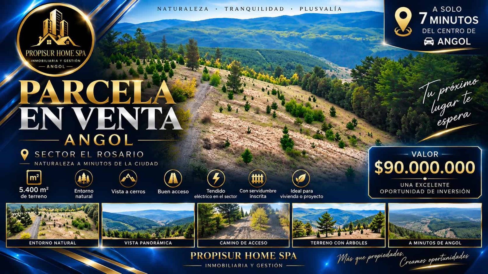 Parcela en venta en Angol — foto 1