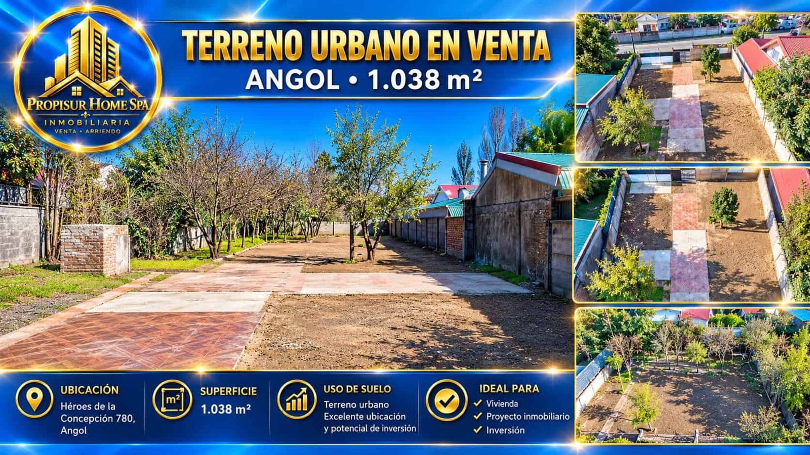 Terreno en venta en Angol — foto 1