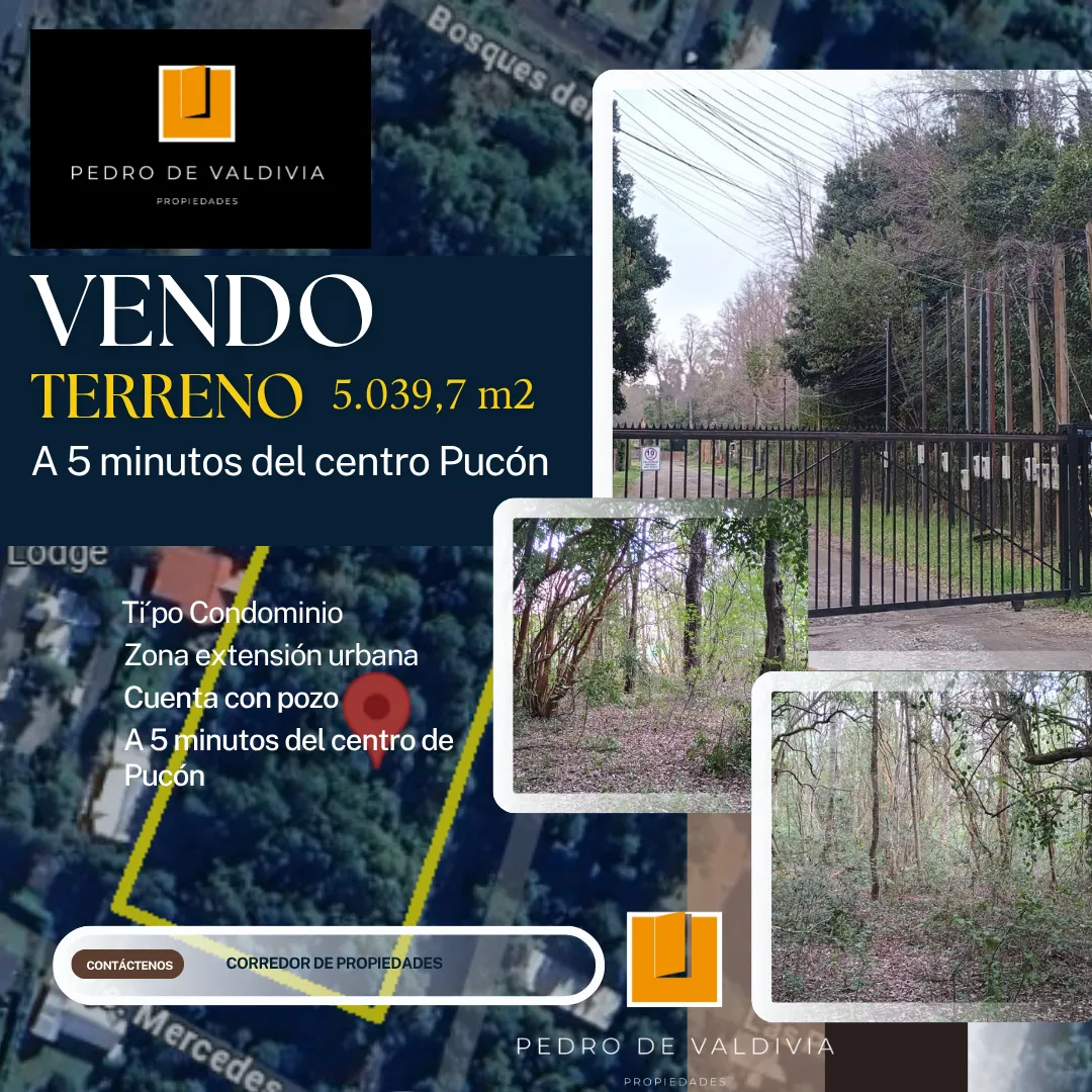 Terreno en venta en Pucón — foto 1