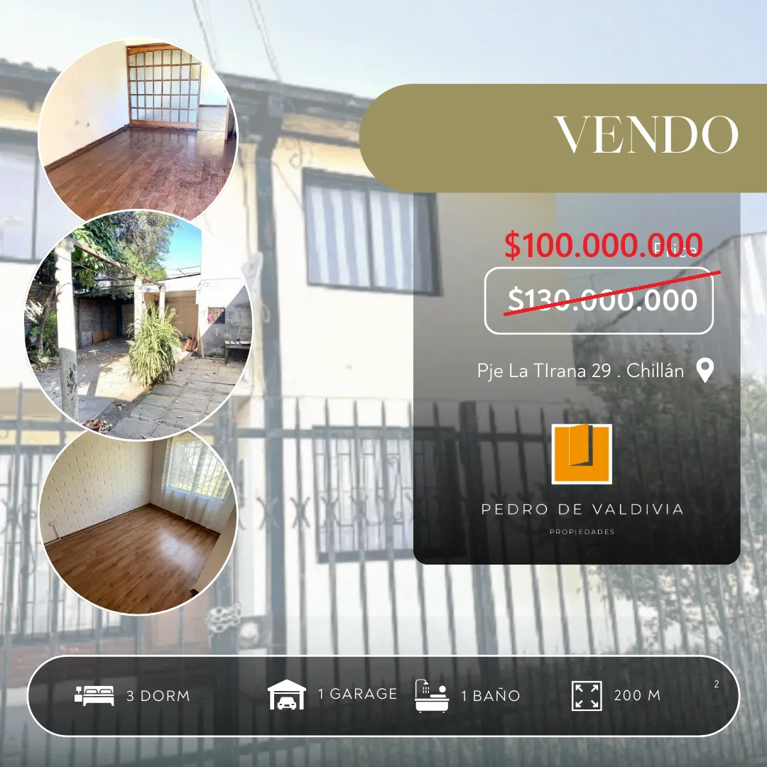 Casa en venta en Chillán — foto 1
