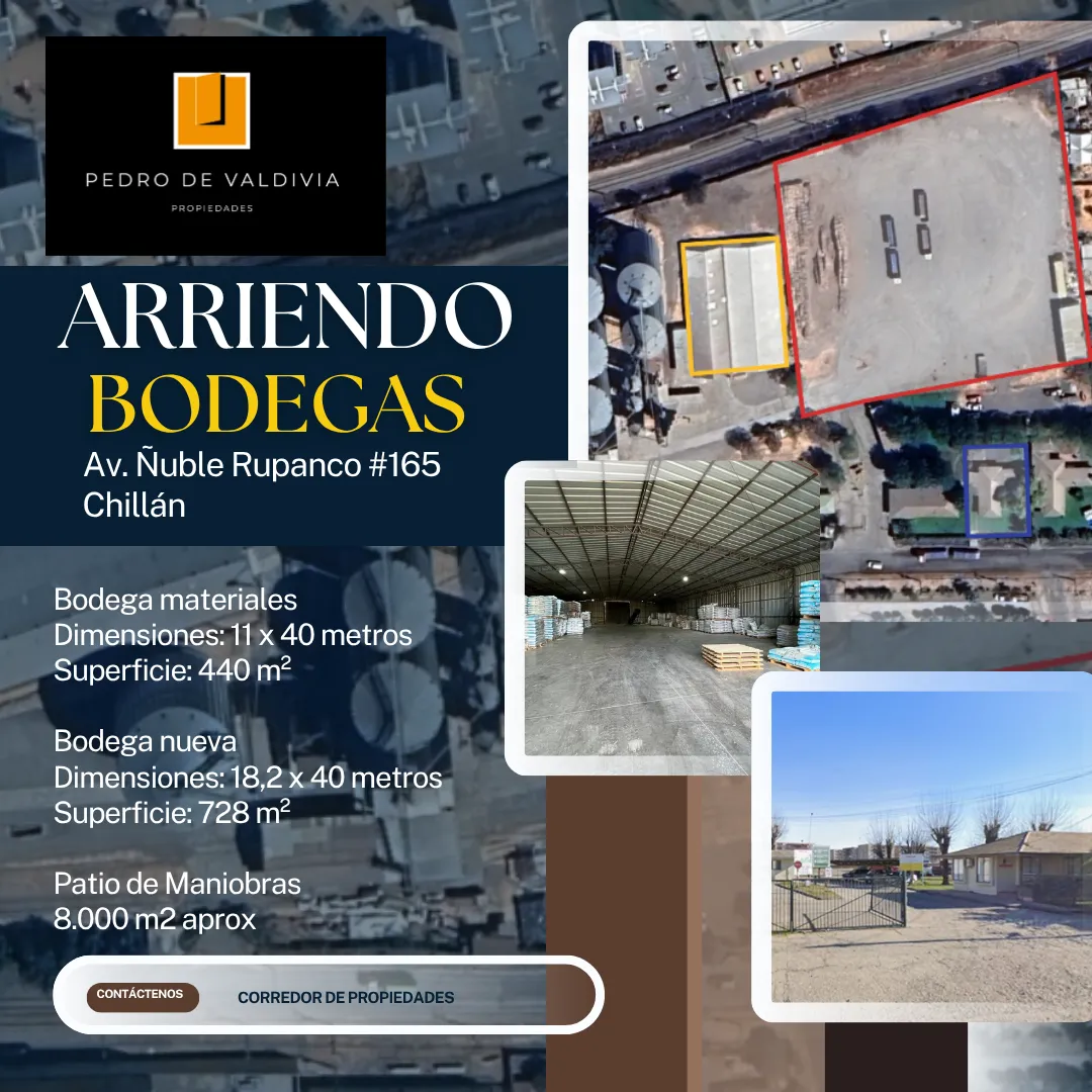 Bodega en arriendo en Chillán — foto 1