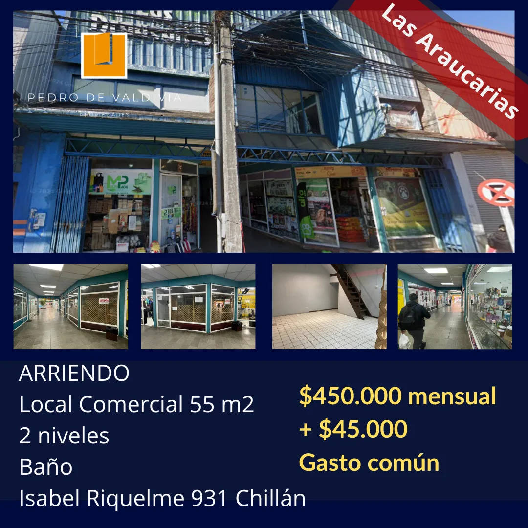 Local comercial en arriendo en Chillán — foto 1