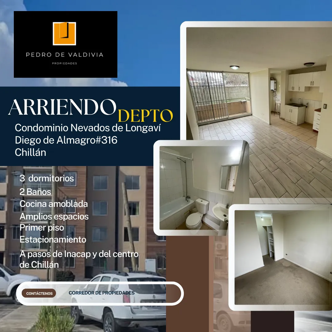 Departamento en arriendo en Chillán — foto 1