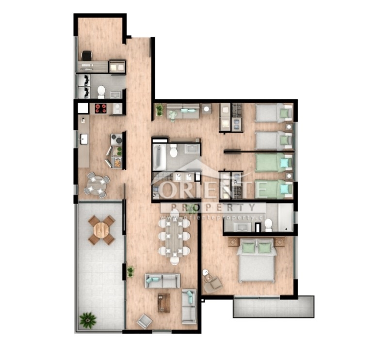 Departamento en venta en Providencia — foto 3